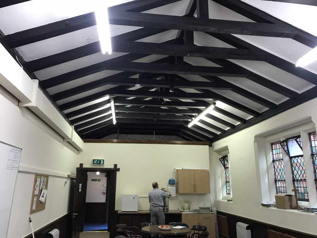 leyland road methodist church suspended ceiling